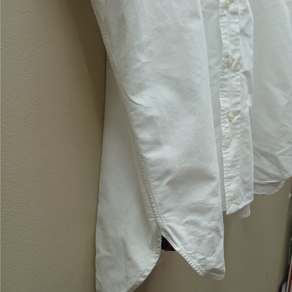 Ralph Lauren Short Sleeve Pony Logo Classic Fit Button Down Shirt White Size 2XB - Picture 8 of 8